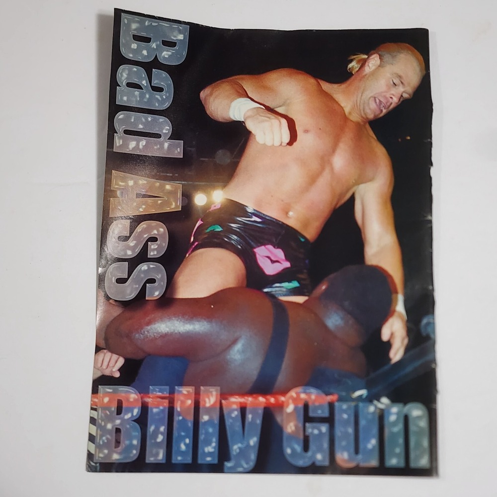 Billy Gunn WWF The Horsemen Ric Flair wrestler vintage pinup clipping 8x10.5